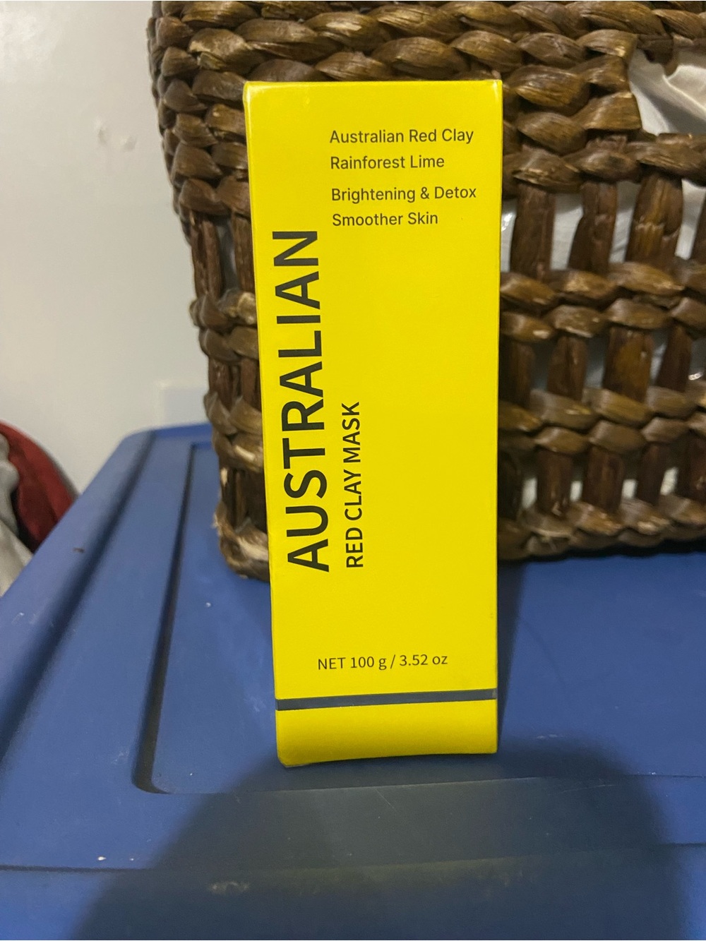 Australian Red Clay Face Mask, Rainforest Lime, Natural Hydrating and Soothing